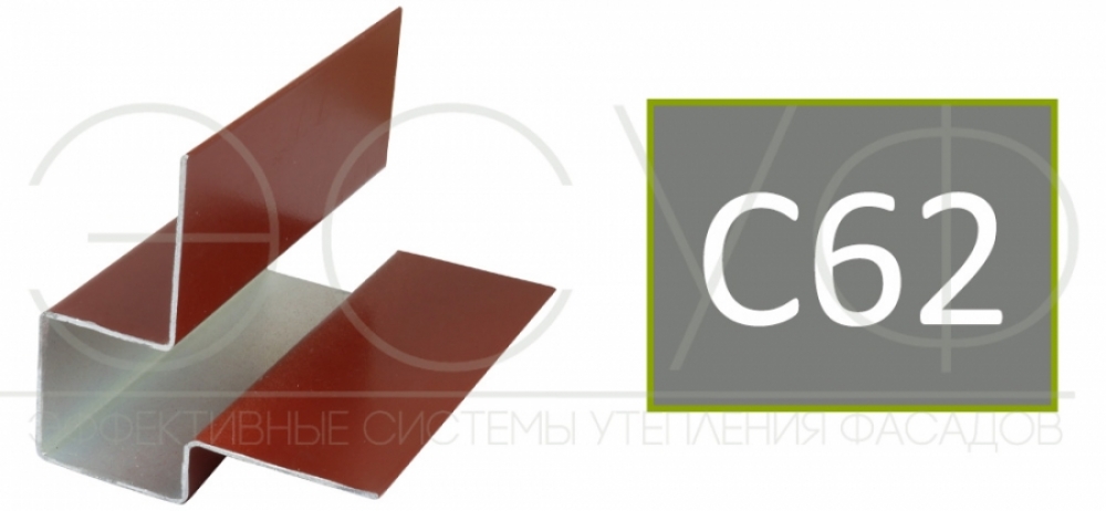 Внешний асимметричный угловой профиль Cedral C62