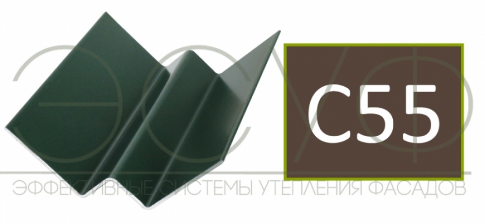 Внутренний угловой профиль Cedral Click C55 Кремовая глина