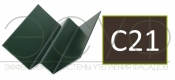 Внутренний угловой профиль Cedral Click C21 Коричневая глина