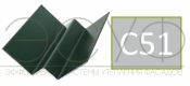 Внутренний угловой профиль Cedral Click C51 Серебристый минерал